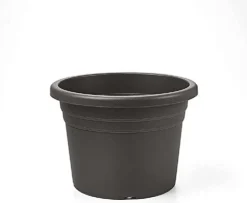 Vendita online di VASO JESOLO 8.5LT DIAM. CM 30 IN PLASTICA ANTRACITE