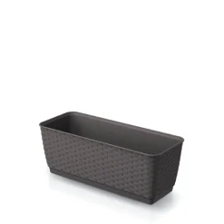 Vendita online di VASO RATOLLA 38,6X15,4X14,2CM TERRA D'OMBRA