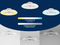 VENTILATORE DA SOFFITTO CON LUCE LED