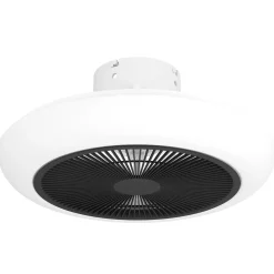 VENTILATORE A LED SAYULITA BIANCO/NERO D. 45,5CM - 3X8.5W 35W 3300lm: vendita online VENTILATORE A LED SAYULITA BIANCO/NERO D. 45,5CM - 3X8.5W 35W 3300lm in offerta