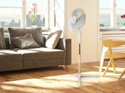 VENTILATORE A PIANTANA 3 PALE CLICK AND CLACK BIANCO