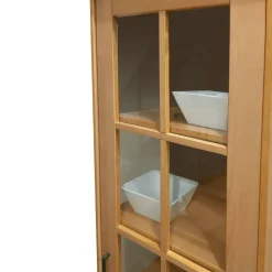 Vetrina in legno massello: offerta vetrina in legno massello quercia