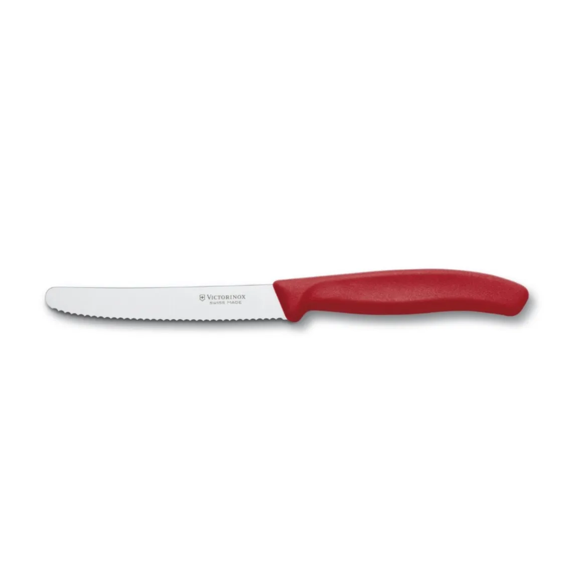 VICTORINOX - COLTELLO DA TAVOLA ONDULATO ROSSO LINEA SWISS CLASSIC 11CM