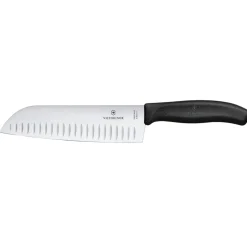 VICTORINOX - COLTELLO SANTOKU ALVEOLATO LINEA SWISS CLASSIC 17CM