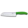 VICTORINOX - COLTELLO SANTOKU LINEA SWISS CLASSIC 17CM VERDE