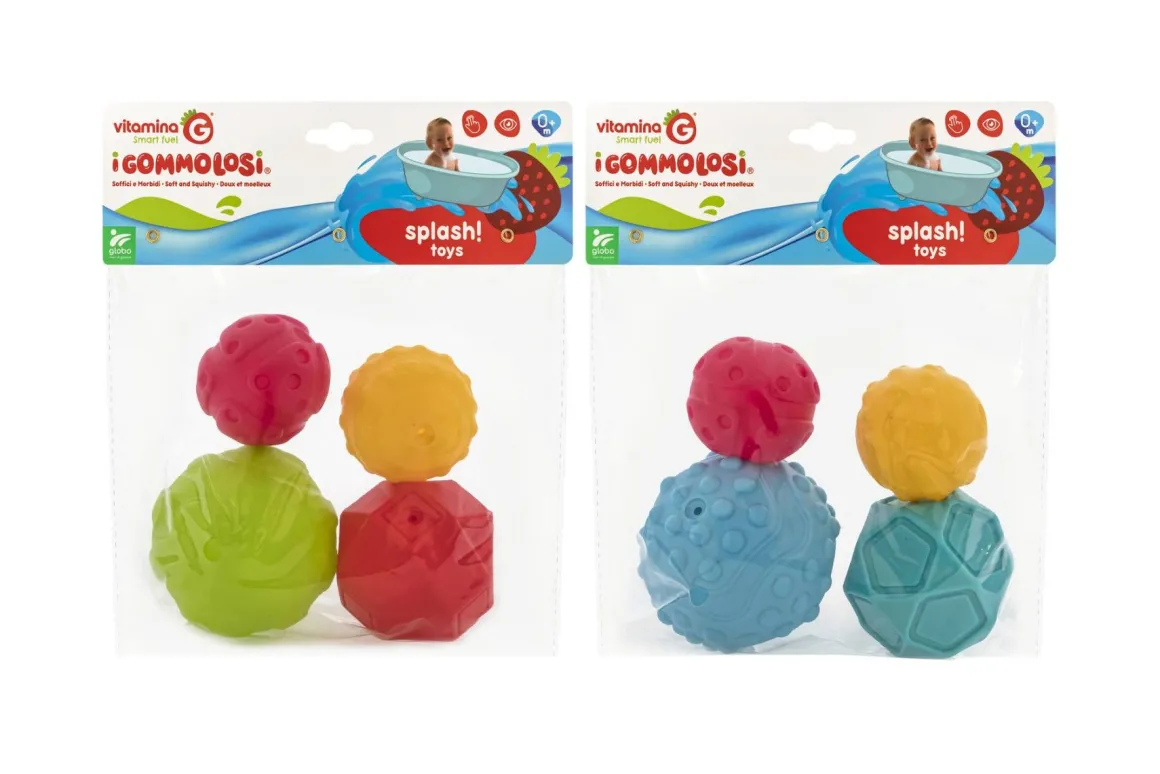 VITAMINA G - GOMMOLOSI PALLE/FORME GEOMETRICHE 4PZ ASSORTITO: vendita online VITAMINA G - GOMMOLOSI PALLE/FORME GEOMETRICHE 4PZ ASSORTITO in offerta