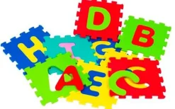 VITAMINA G - MATTONELLE PUZZLE LETTERE 9 PEZZI 10MM 32X32CM: vendita online VITAMINA G - MATTONELLE PUZZLE LETTERE 9 PEZZI 10MM 32X32CM in offerta