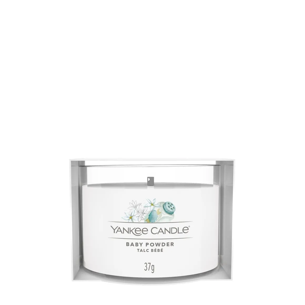 YANKEE CANDLE - CANDELA VOTIVE IN VETRO BABY POWDER: vendita online YANKEE CANDLE - CANDELA VOTIVE IN VETRO BABY POWDER in offerta