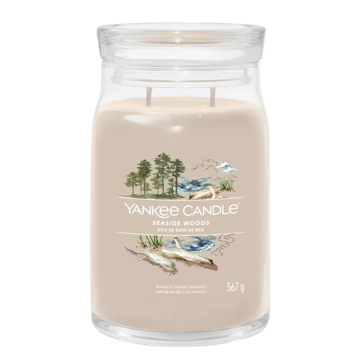 YANKEE CANDLE - GIARA GRANDE 2 STOPPINI SEASIDE WOODS: vendita online YANKEE CANDLE - GIARA GRANDE 2 STOPPINI SEASIDE WOODS in offerta