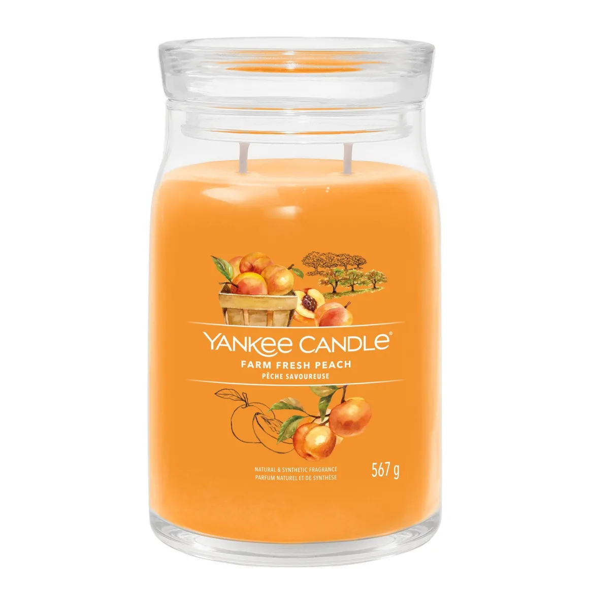 YANKEE CANDLE - GIARA GRANDE 2 STOPPINI FARM FREH PEACH: vendita online YANKEE CANDLE - GIARA GRANDE 2 STOPPINI FARM FREH PEACH in offerta