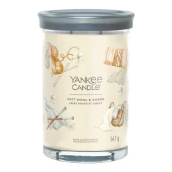 YANKEE CANDLE - TUMBLER GRANDE 2 STOPPINI SOFT WOOL AMBER: vendita online YANKEE CANDLE - TUMBLER GRANDE 2 STOPPINI SOFT WOOL AMBER in offerta