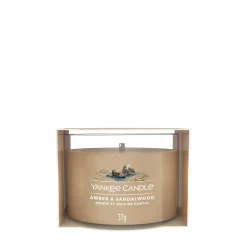 YANKEE CANDLE - CANDELA VOTIVE IN VETRO AMBER SANDALWOOD: vendita online YANKEE CANDLE - CANDELA VOTIVE IN VETRO AMBER SANDALWOOD in offerta