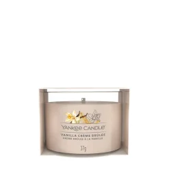 YANKEE CANDLE - CANDELA VOTIVE IN VETRO VANILLA CREME BRULLE: vendita online YANKEE CANDLE - CANDELA VOTIVE IN VETRO VANILLA CREME BRULLE in offerta