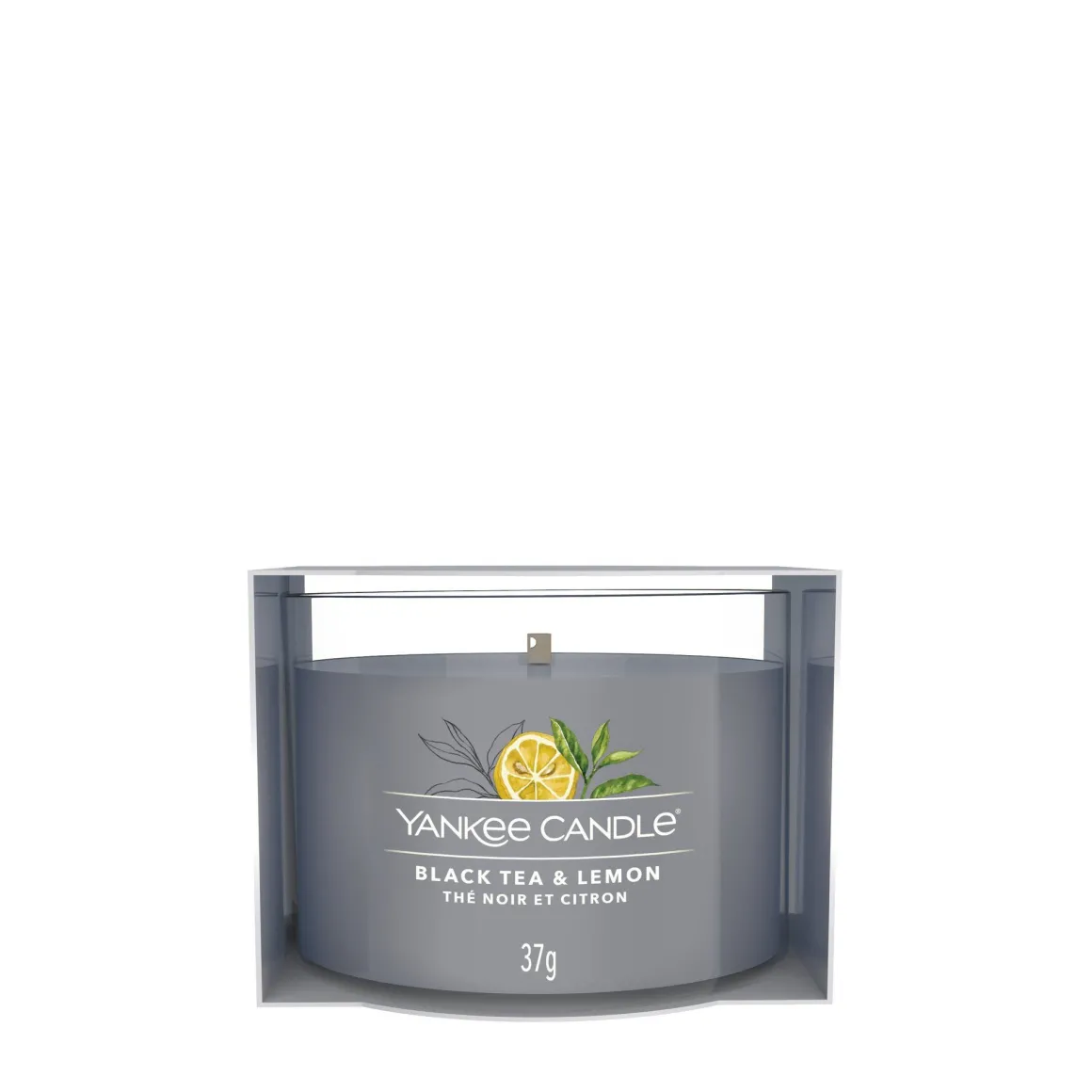 YANKEE CANDLE - CANDELA VOTIVE IN VETRO BLACK TEA AND LEMON: vendita online YANKEE CANDLE - CANDELA VOTIVE IN VETRO BLACK TEA AND LEMON in offerta
