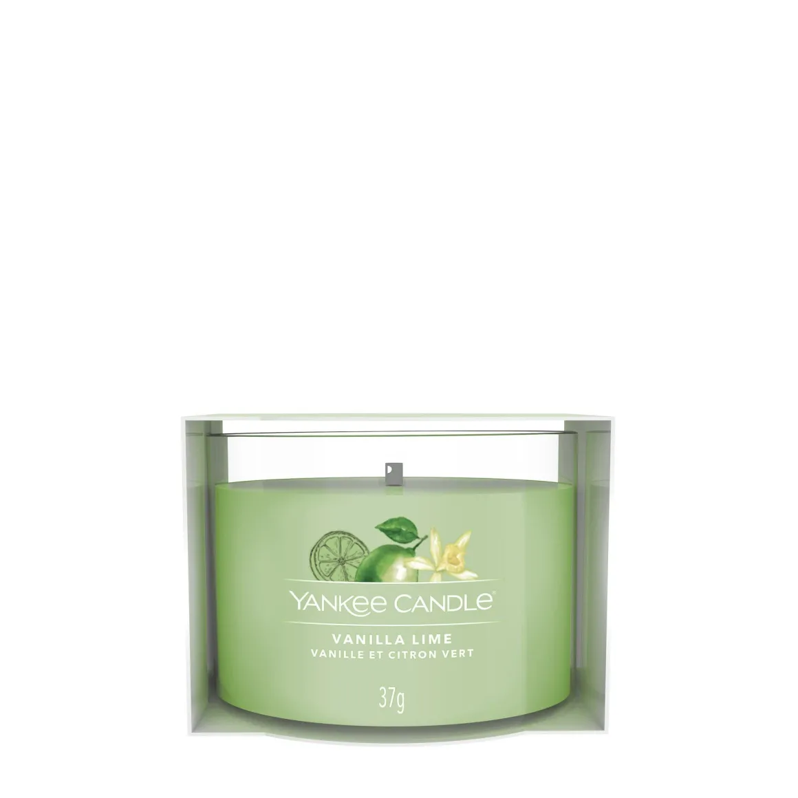 YANKEE CANDLE - CANDELA VOTIVE IN VETRO VANILLA LIME: vendita online YANKEE CANDLE - CANDELA VOTIVE IN VETRO VANILLA LIME in offerta
