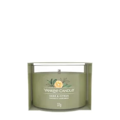 YANKEE CANDLE - CANDELA VOTIVE IN VETRO SAGE AND CITRUS: vendita online YANKEE CANDLE - CANDELA VOTIVE IN VETRO SAGE AND CITRUS in offerta