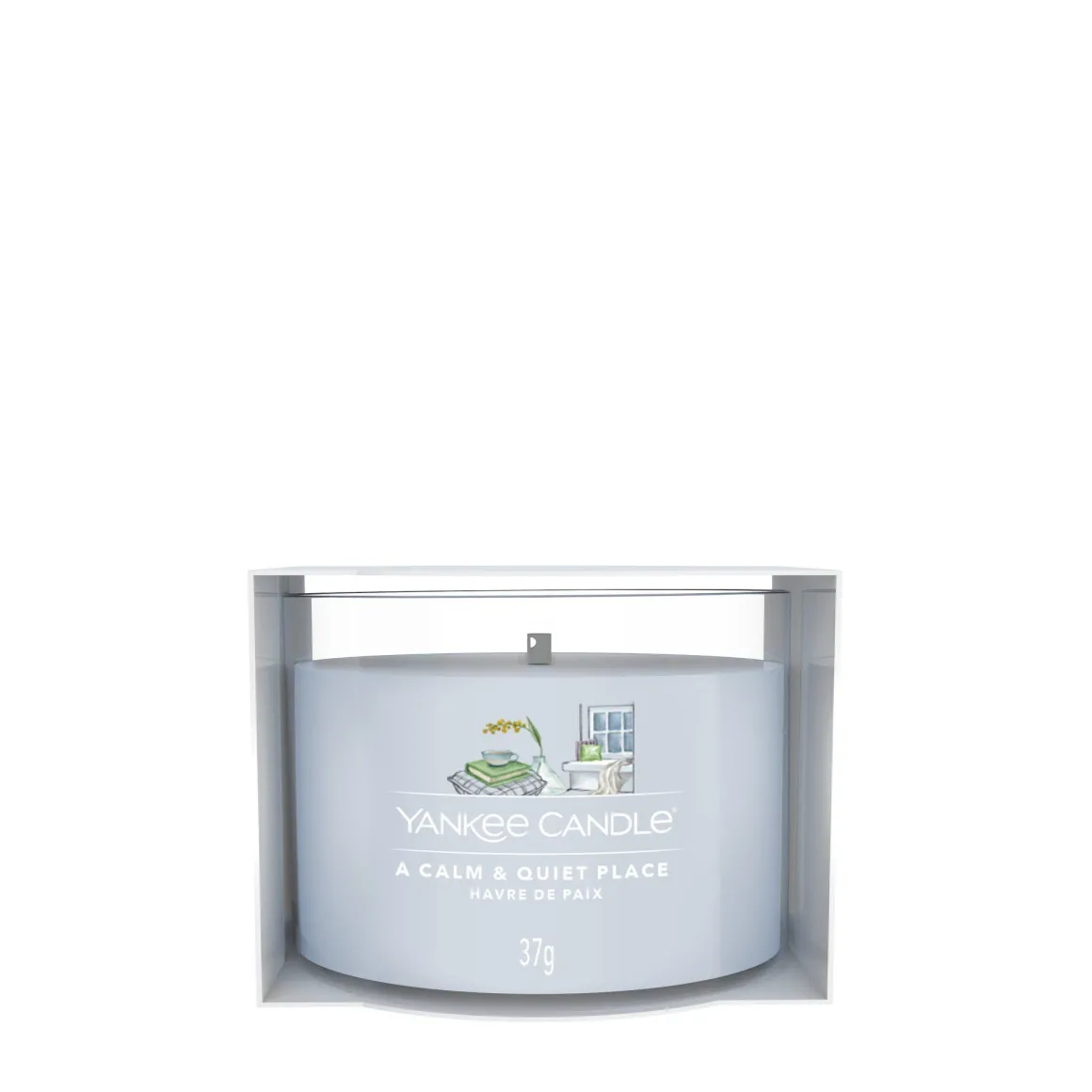 YANKEE CANDLE - CANDELA VOTIVE IN VETRO CALM AND QUIET PLACE: vendita online YANKEE CANDLE - CANDELA VOTIVE IN VETRO CALM AND QUIET PLACE in offerta