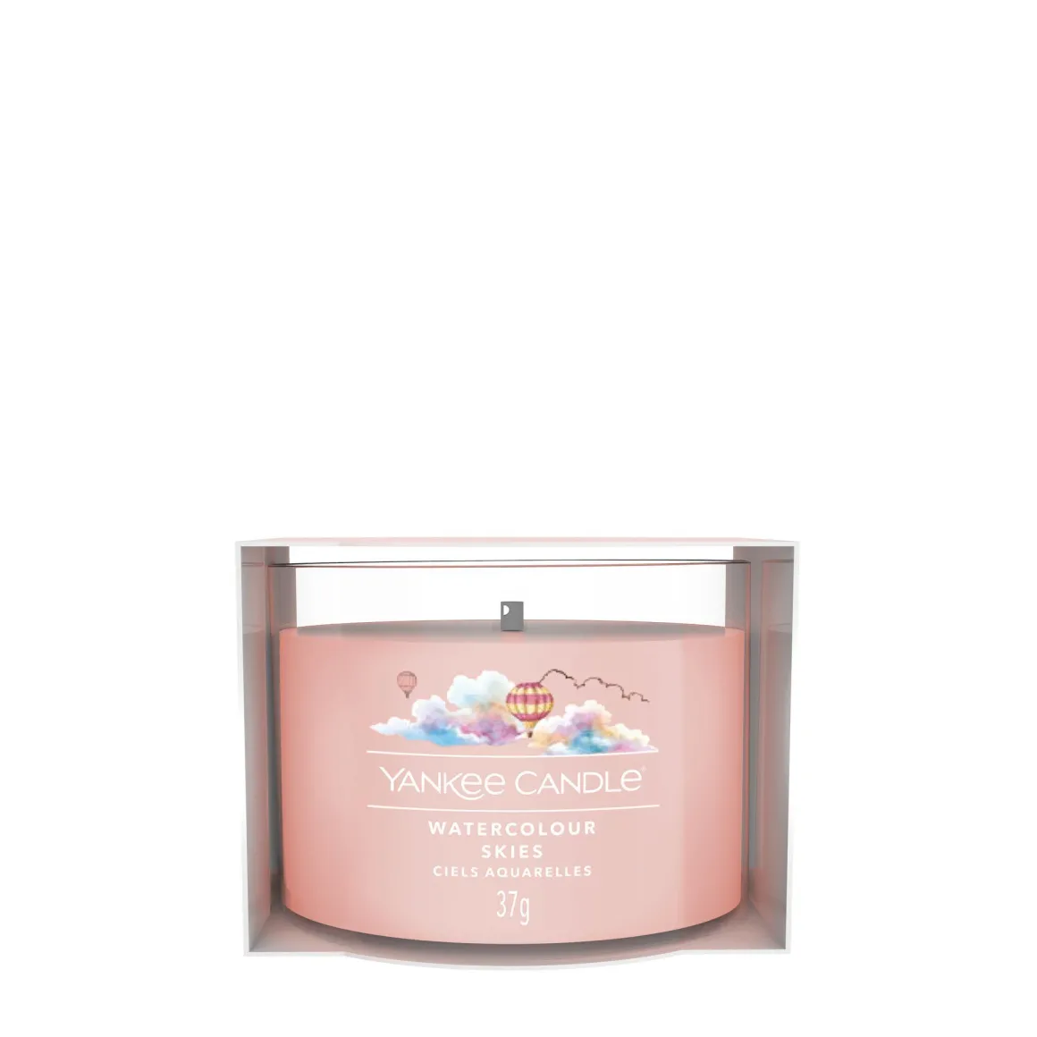 YANKEE CANDLE - CANDELA VOTIVE IN VETRO WATERCOLOUR SKIES: vendita online YANKEE CANDLE - CANDELA VOTIVE IN VETRO WATERCOLOUR SKIES in offerta