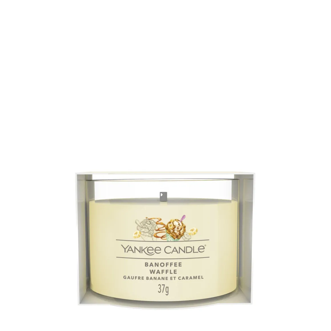 YANKEE CANDLE - CANDELA VOTIVE IN VETRO BANOFFEE WAFFLE: vendita online YANKEE CANDLE - CANDELA VOTIVE IN VETRO BANOFFEE WAFFLE in offerta