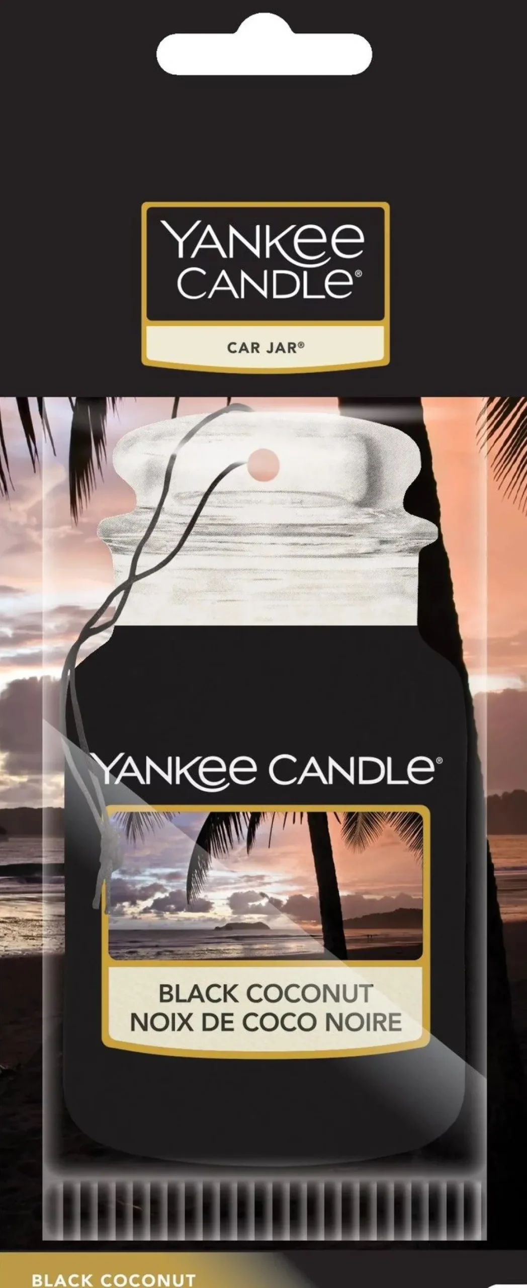 YANKEE CANDLE - CAR JAR BLACK COCONUT: vendita online YANKEE CANDLE - CAR JAR BLACK COCONUT in offerta