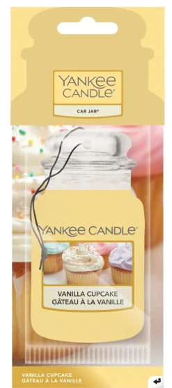 YANKEE CANDLE - CAR JAR VANILLA CUPCAKE: vendita online YANKEE CANDLE - CAR JAR VANILLA CUPCAKE in offerta