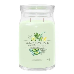 YANKEE CANDLE - GIARA GRANDE 2 STOPPINI CUCUMBER MINT COOLER: vendita online YANKEE CANDLE - GIARA GRANDE 2 STOPPINI CUCUMBER MINT COOLER in offerta