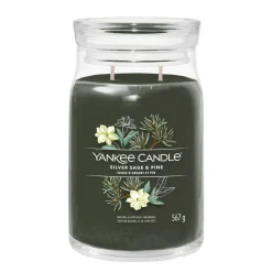 YANKEE CANDLE - GIARA GRANDE 2 STOPPINI SILVER SAGE AND PINE: vendita online YANKEE CANDLE - GIARA GRANDE 2 STOPPINI SILVER SAGE AND PINE in offerta