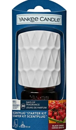YANKEE CANDLE - KIT BASE SCENTPLUG ORGANIC STARTER BLACK CHERRY: vendita online YANKEE CANDLE - KIT BASE SCENTPLUG ORGANIC STARTER BLACK CHERRY in offerta
