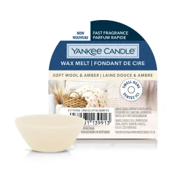 YANKEE CANDLE - TART DI CERA DA FONDERE SOFT WOOL AND AMBER: vendita online YANKEE CANDLE - TART DI CERA DA FONDERE SOFT WOOL AND AMBER in offerta