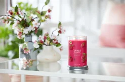 YANKEE CANDLE - TUMBLER GRANDE 2 STOPPINI RED RASPBERRY: vendita online YANKEE CANDLE - TUMBLER GRANDE 2 STOPPINI RED RASPBERRY in offerta