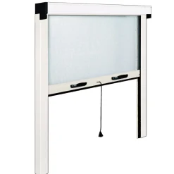 ZANZARIERA AVVOLGIBILE BIANCO LINEA STANDARD SOTTILE 100X160CM: vendita online ZANZARIERA AVVOLGIBILE BIANCO LINEA STANDARD SOTTILE 100X160CM in offerta